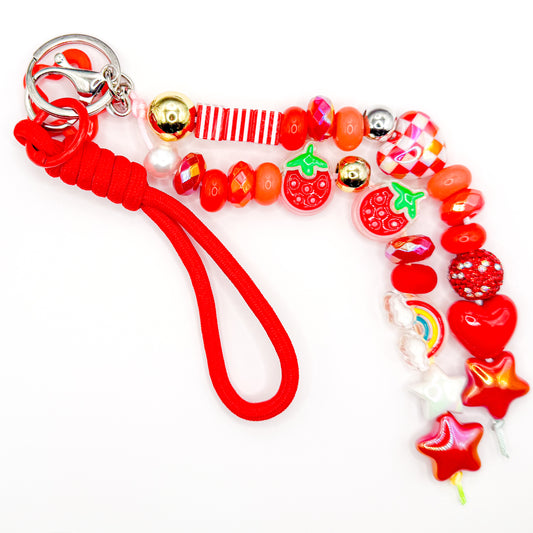Red Splash Bag Charm