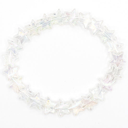 Clear Stars Beaded Bracelet