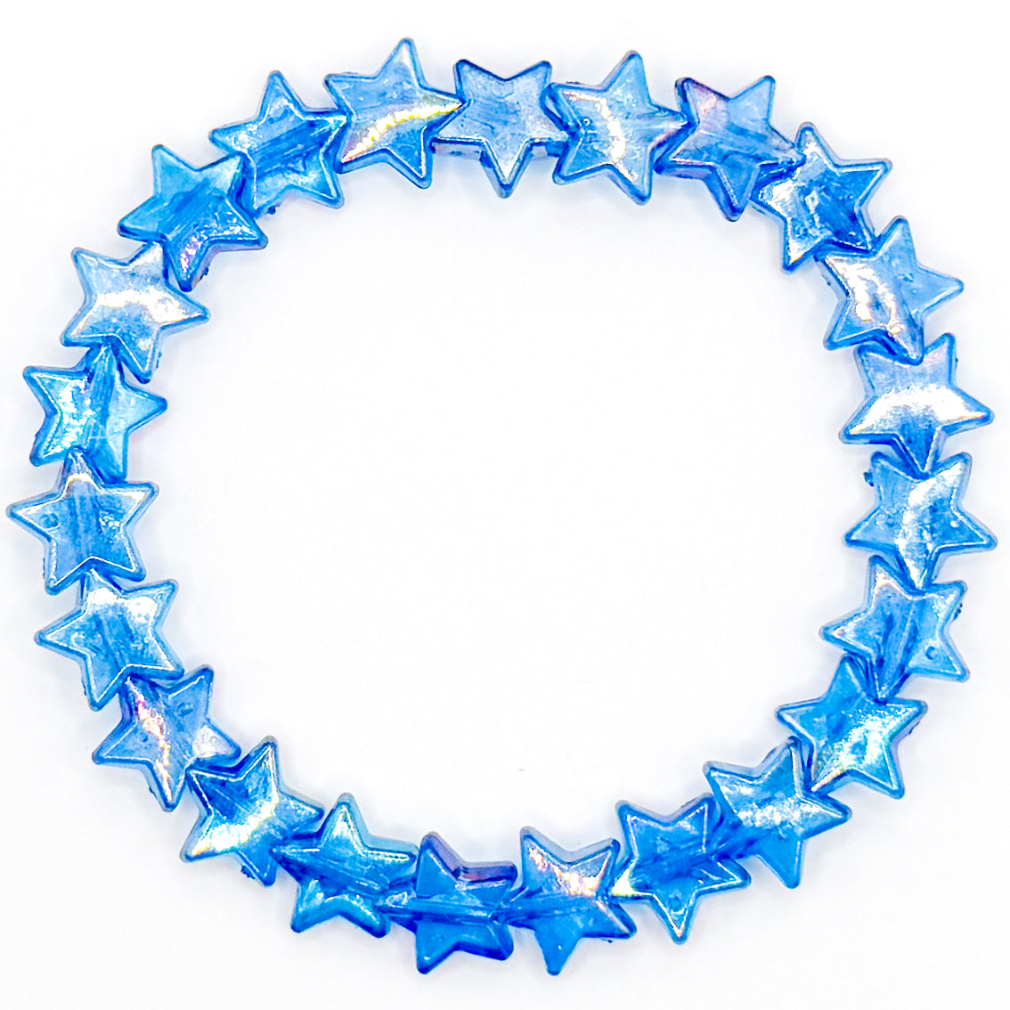Blue Stars Beaded Bracelet