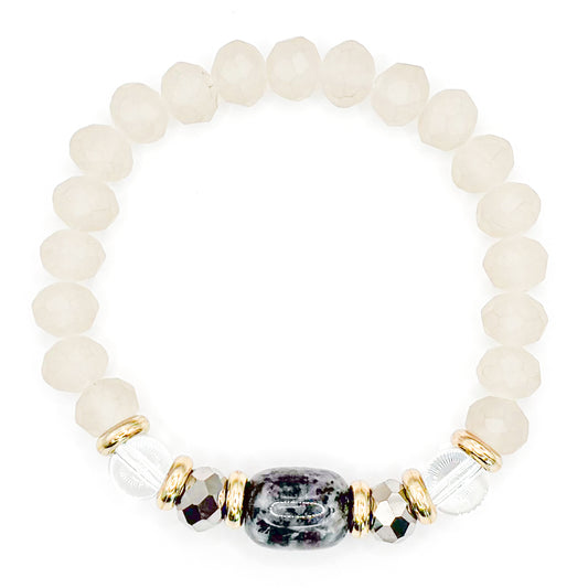 Space Rock 2.0 Glass Beaded Bracelet