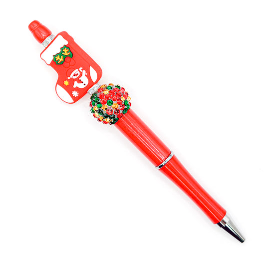 Snowman Stocking Charm Pen