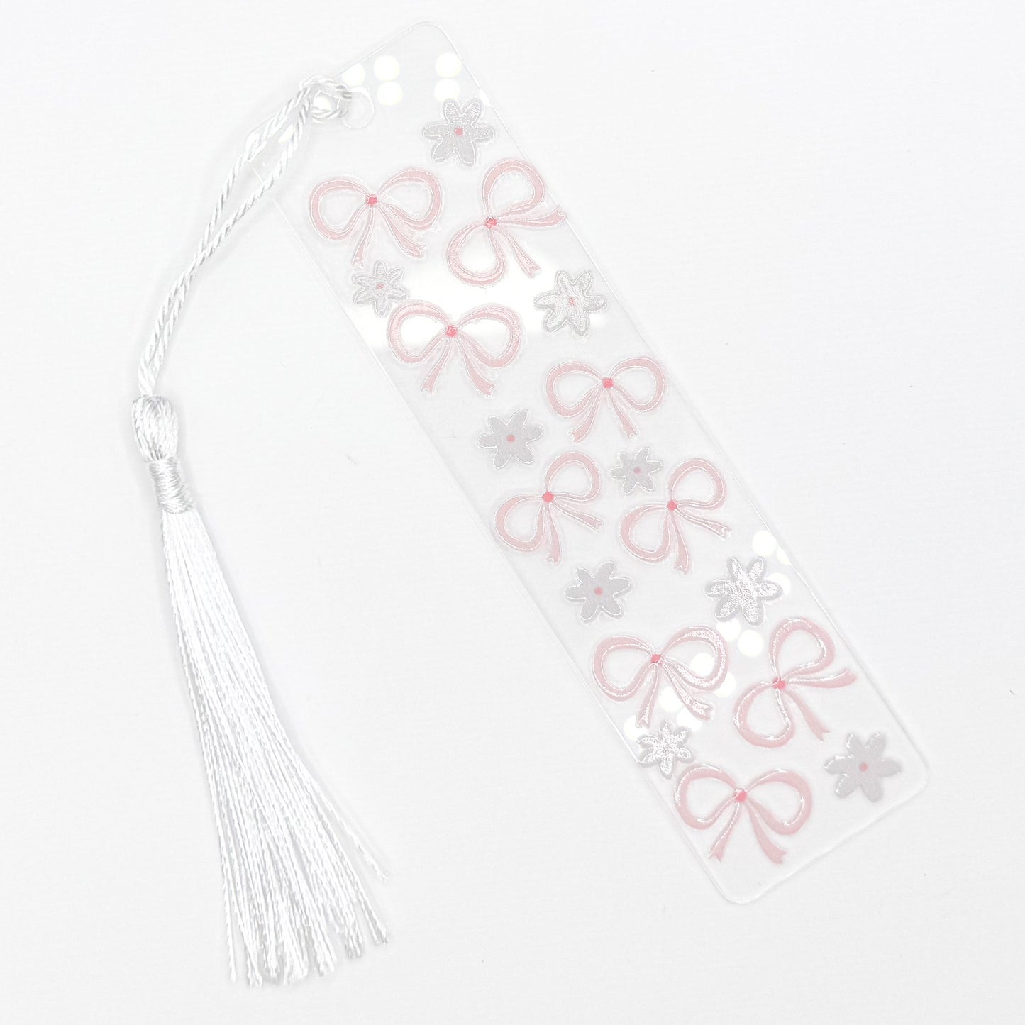 Pastel Bows Acrylic Bookmark