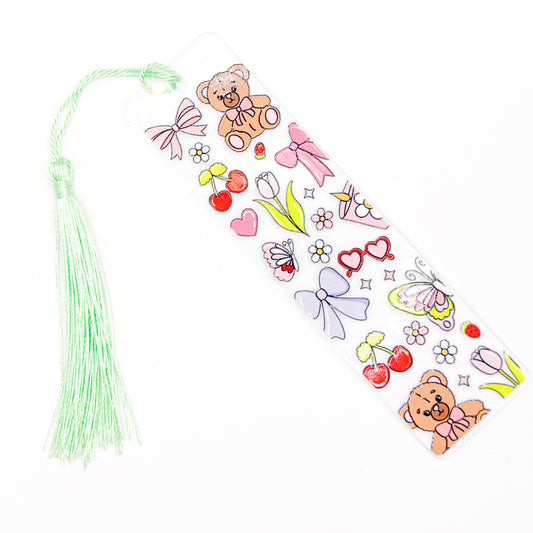 Teddy Bear Acrylic Bookmark