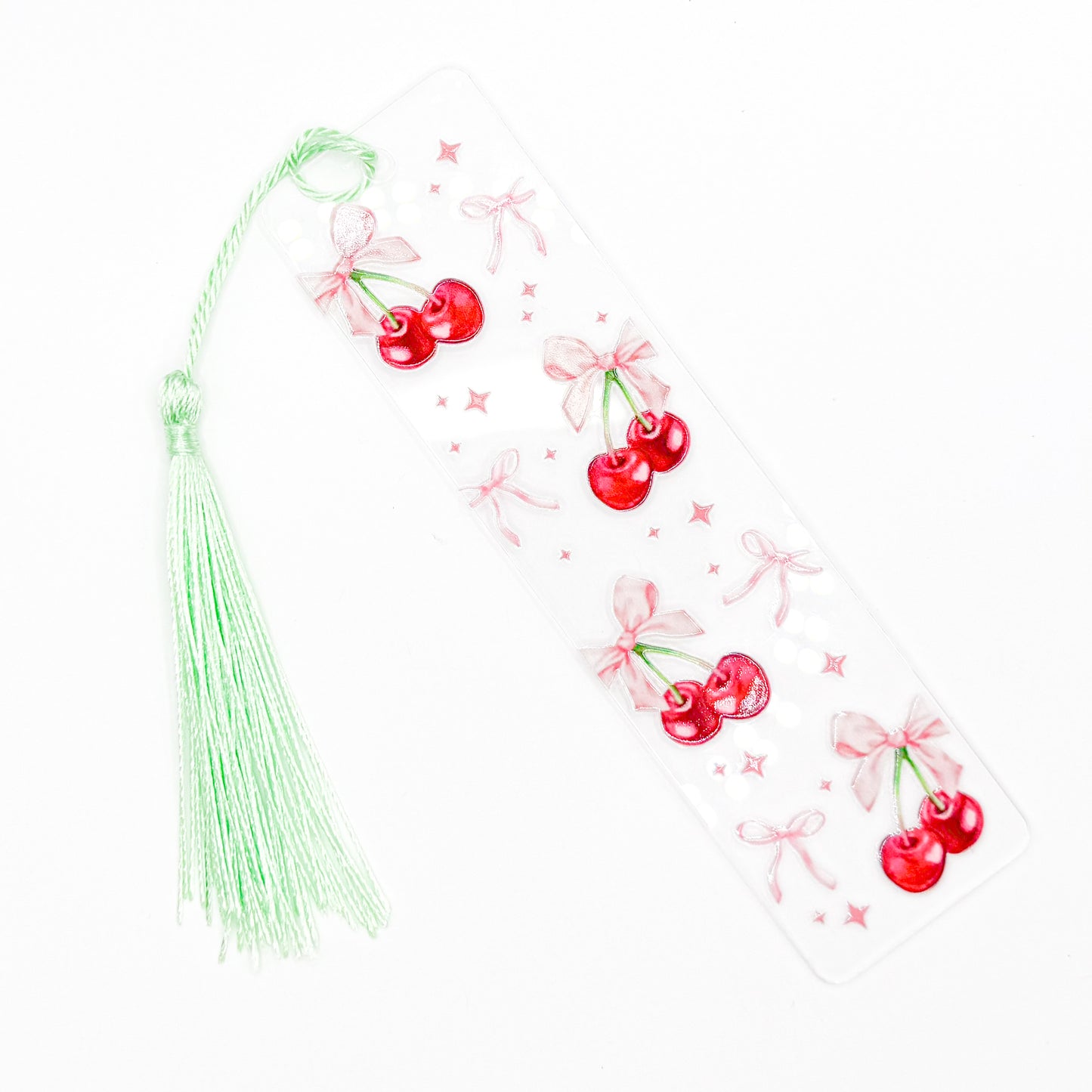Cherries Acrylic Bookmark