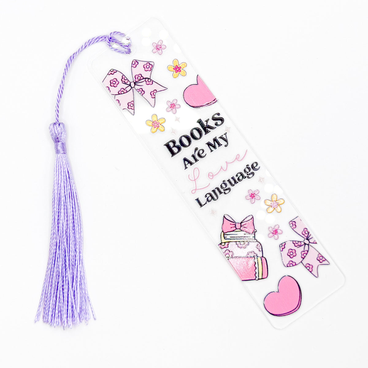 Books are my Love Language Acrylic Bookmark