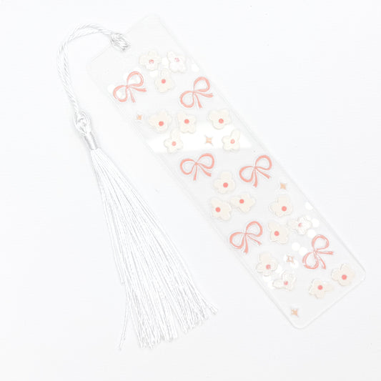 Preppy Girlie Acrylic Bookmark