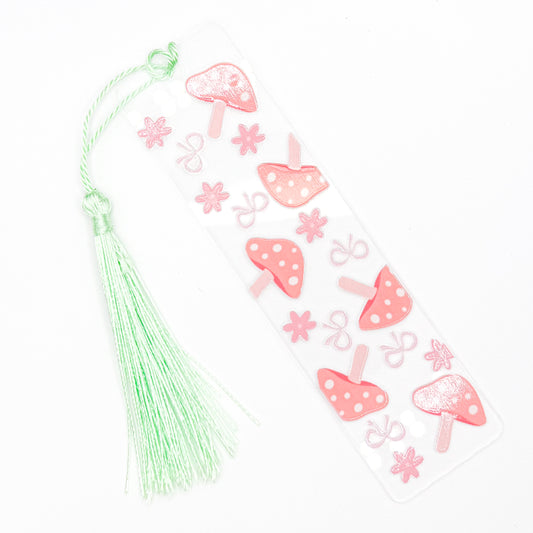 Mushroom Acrylic Bookmark