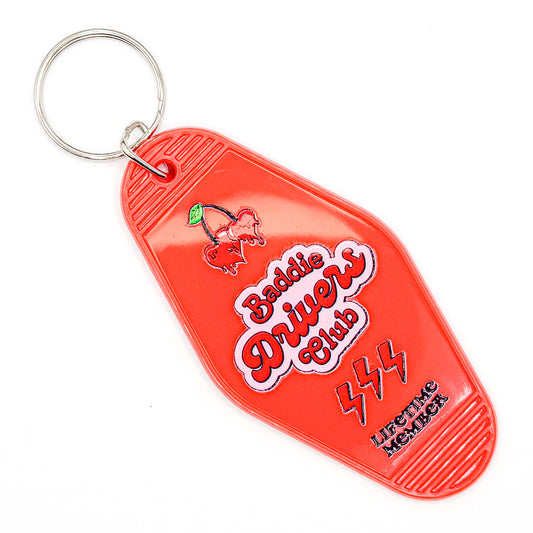 Red "Baddie Drivers Club" Keychain