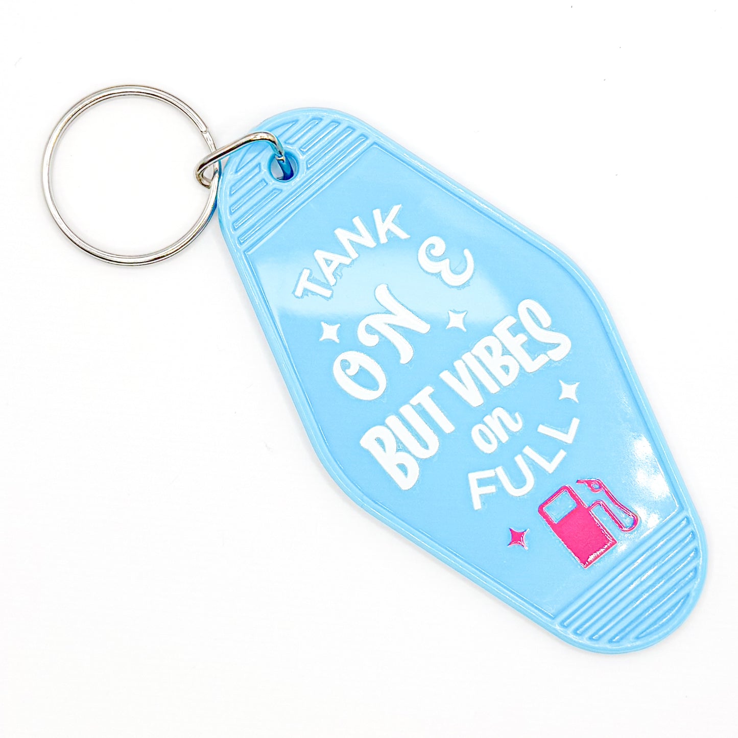 Blue "Vibes On Full" Keychain