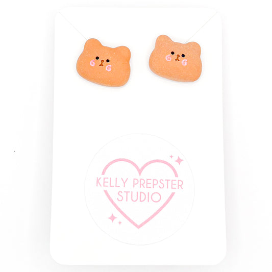 Cute Bear Post Earrings