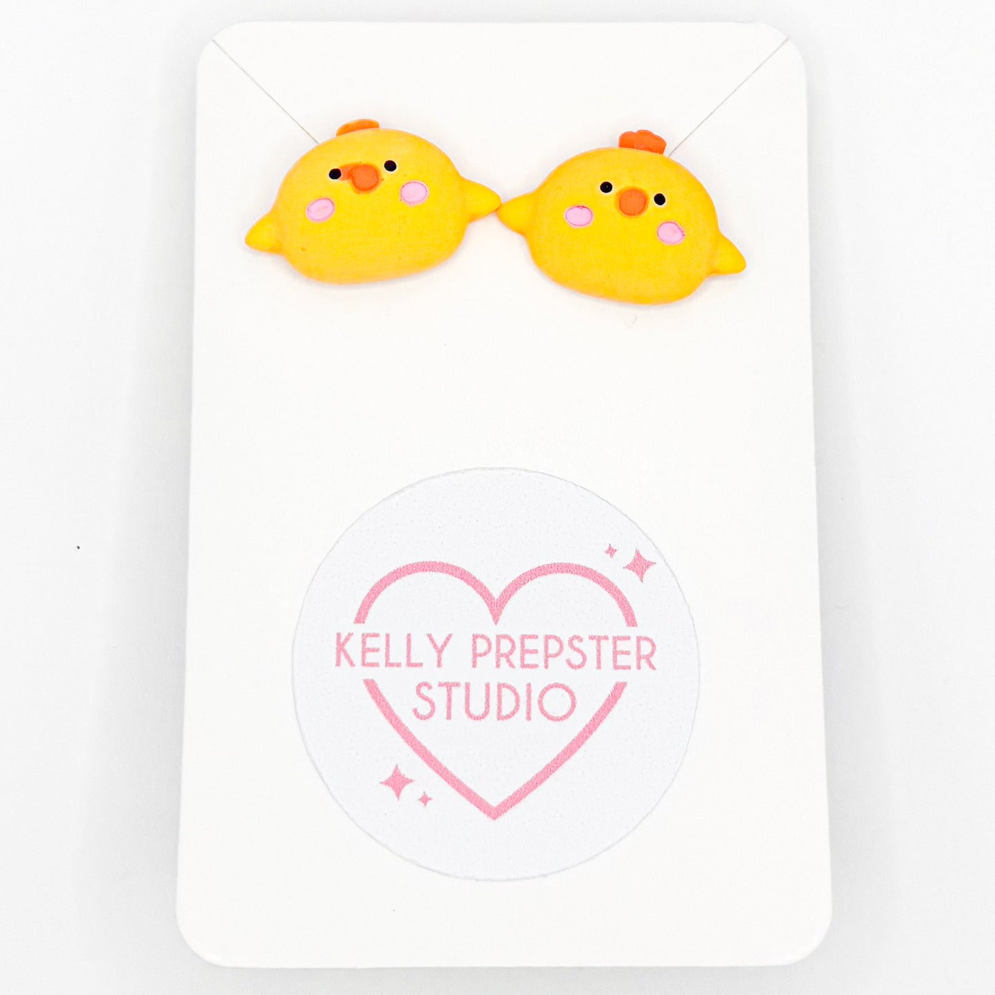 Cute Chickens Post Earrings
