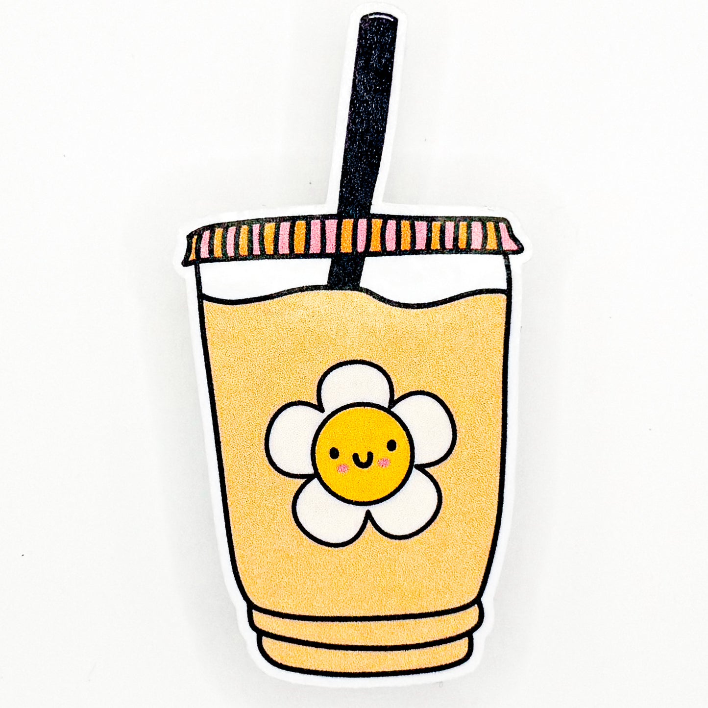 Ice Coffee Daisy Sticker