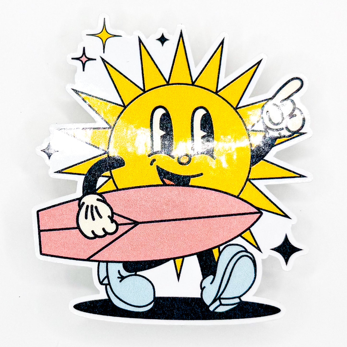 Surfer Sun Sticker