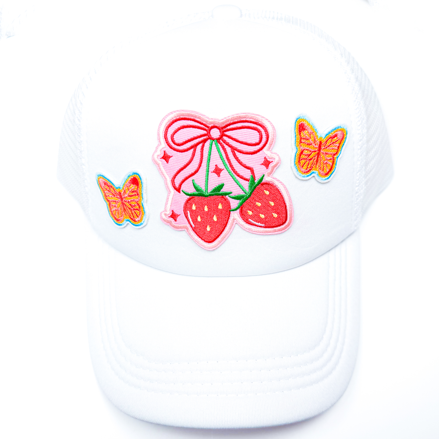 Strawberry Bows and Butterflies Trucker Hat