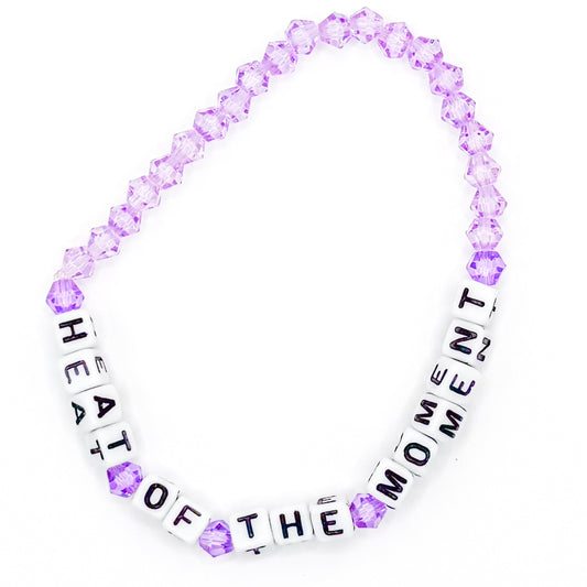 Purple "Heat Of The Moment" Bead Buddy Bracelet