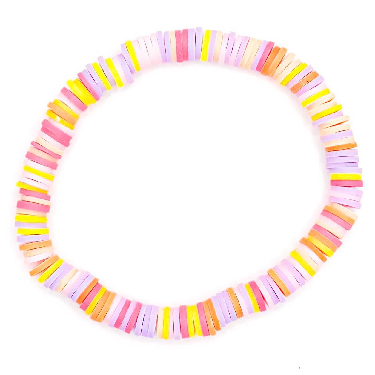 Preppy Mia Clay Beaded Bracelet