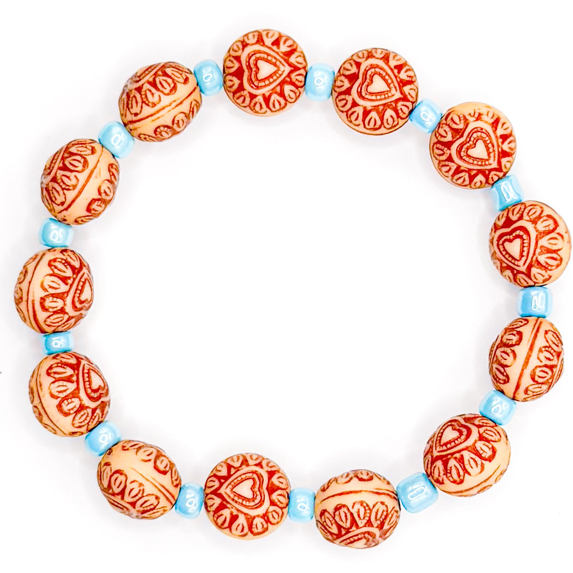 Blue Summer Nights Beaded Bracelet