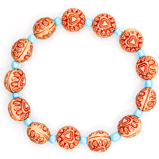 Blue Summer Nights Beaded Bracelet