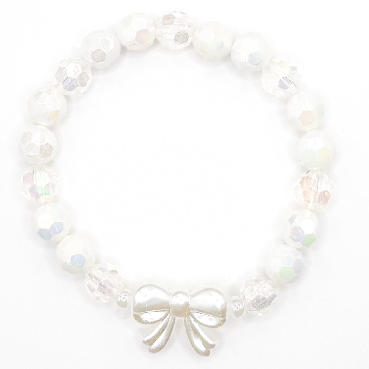 Preppy Bow Beaded Bracelet