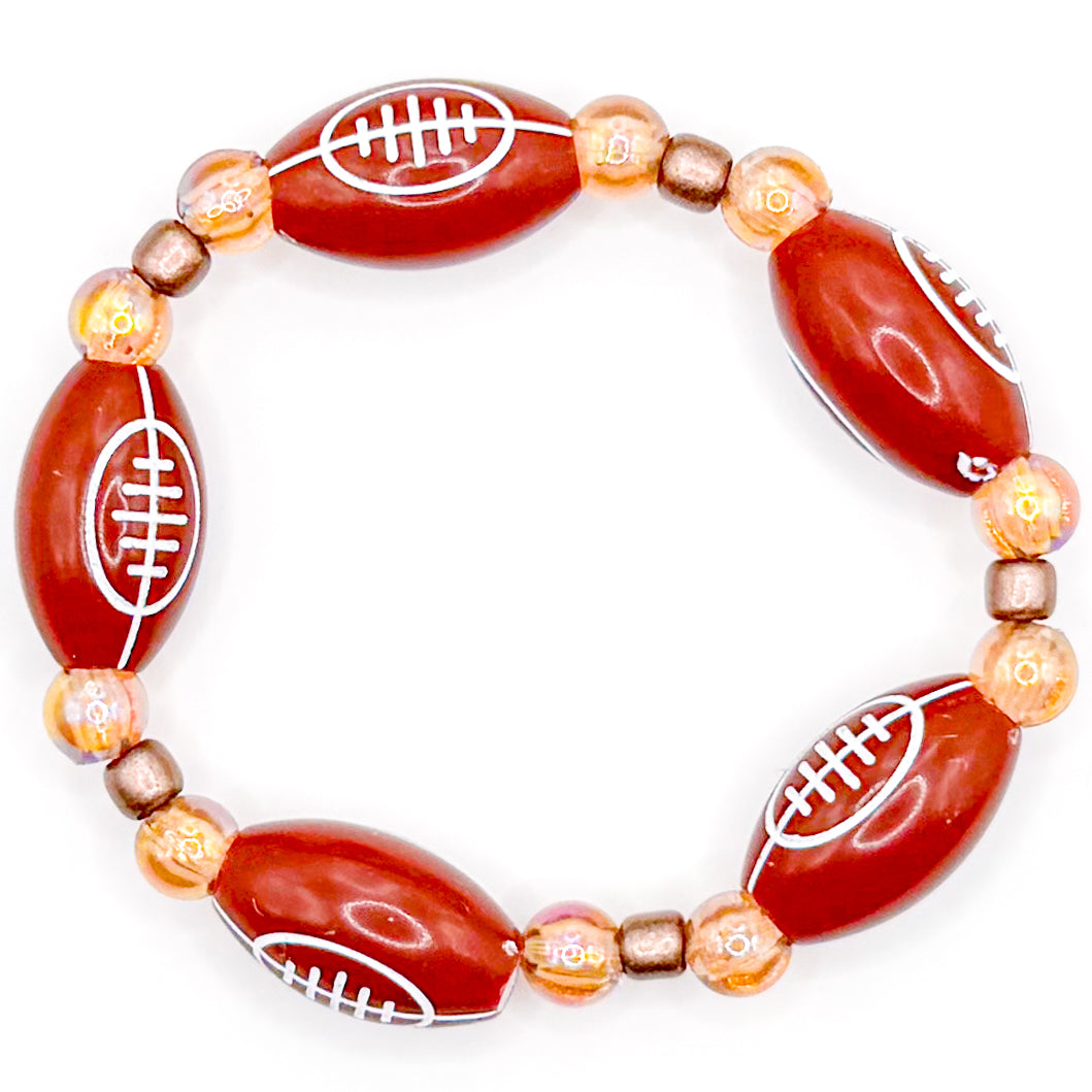 Football Season 2.0 Beaded Bracelet