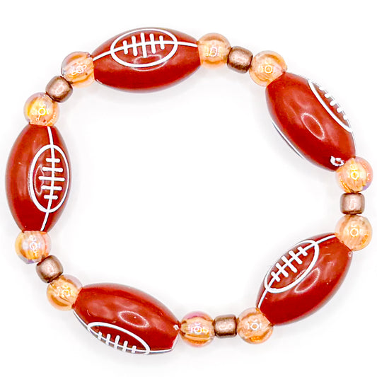 Football Season 2.0 Beaded Bracelet