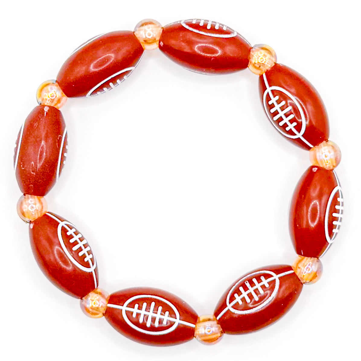 Football Season Beaded Bracelet