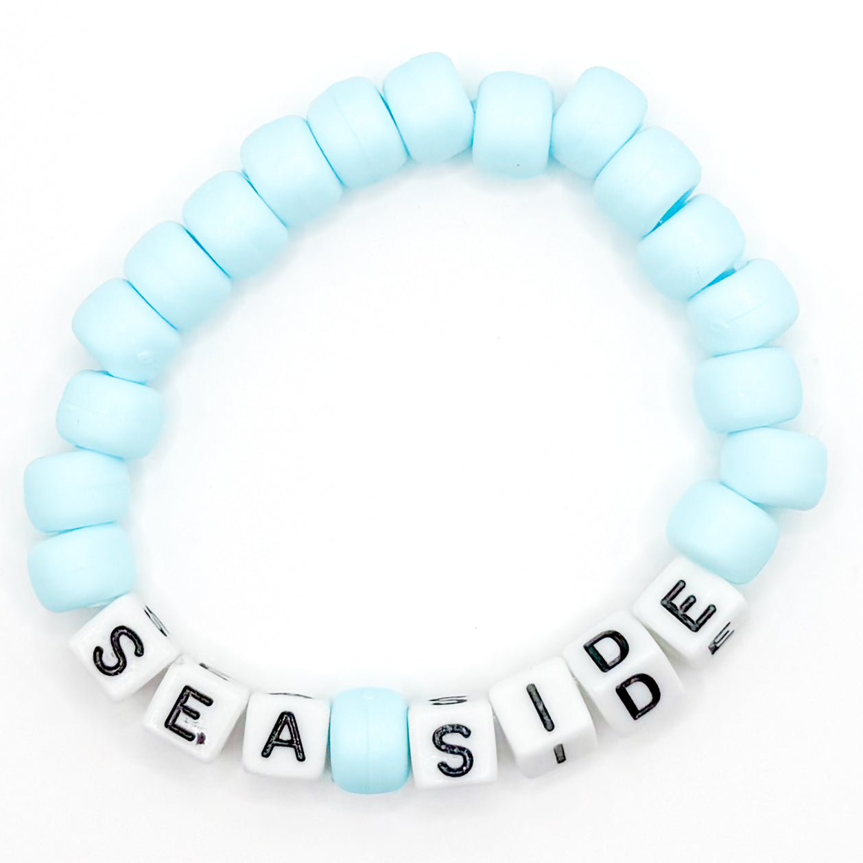 Blue "Sea Side" Beaded Bracelet