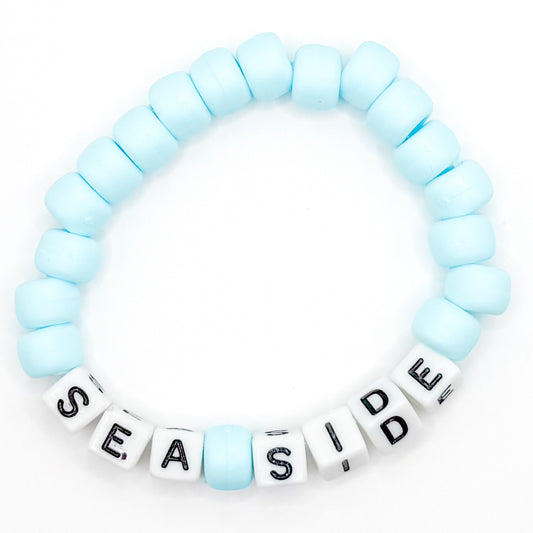 Blue "Sea Side" Beaded Bracelet
