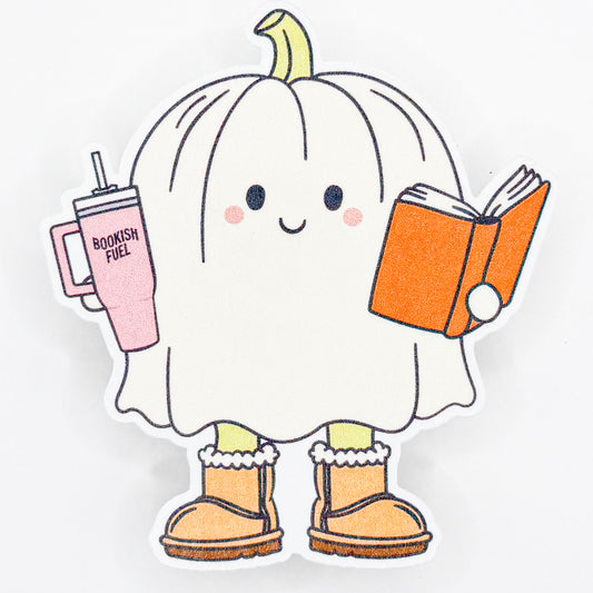 Bookish Fuel Ghost Sticker