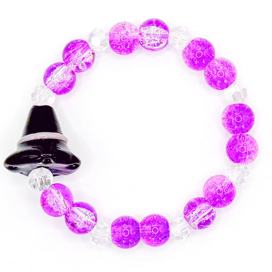 Witches Brew Bubbles Glass Beaded Bracelet