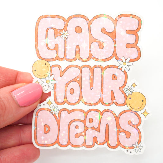 Holographic Chase Your Dreams Sticker