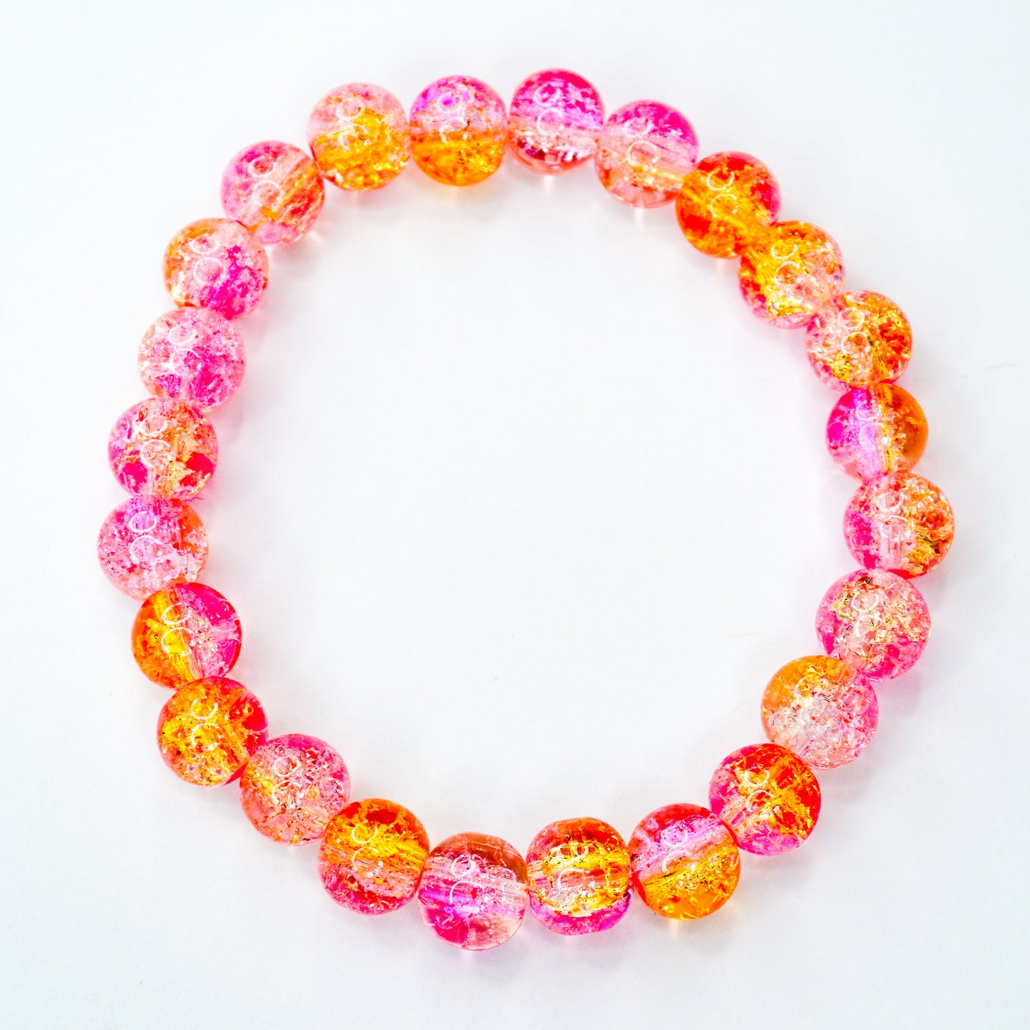 Sunset Water Color Beaded Bracelet