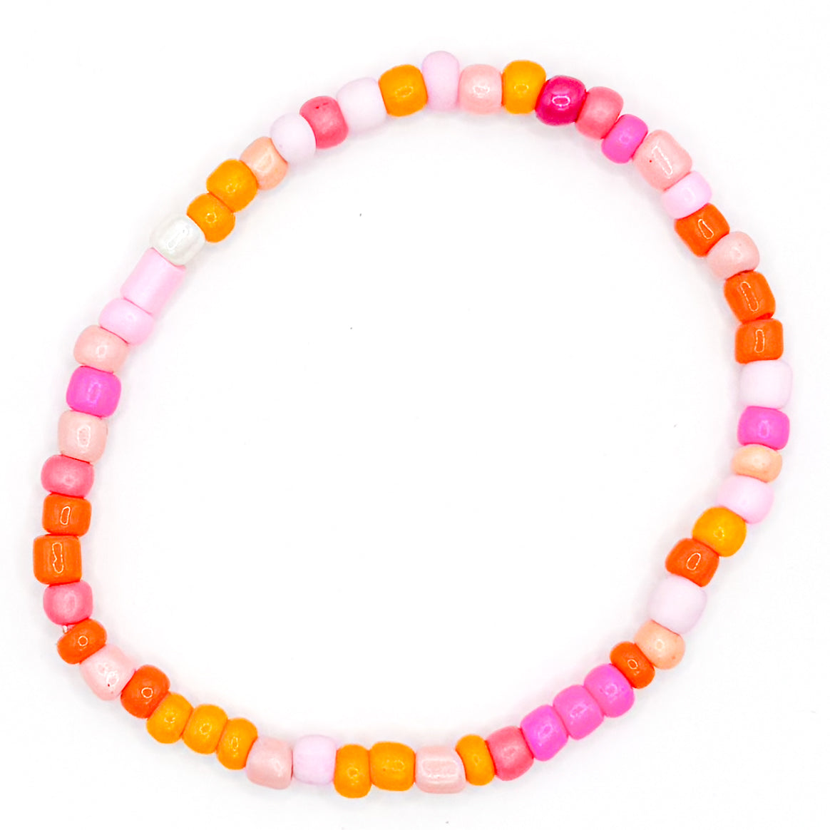 Sunset Seed Beaded Bracelet