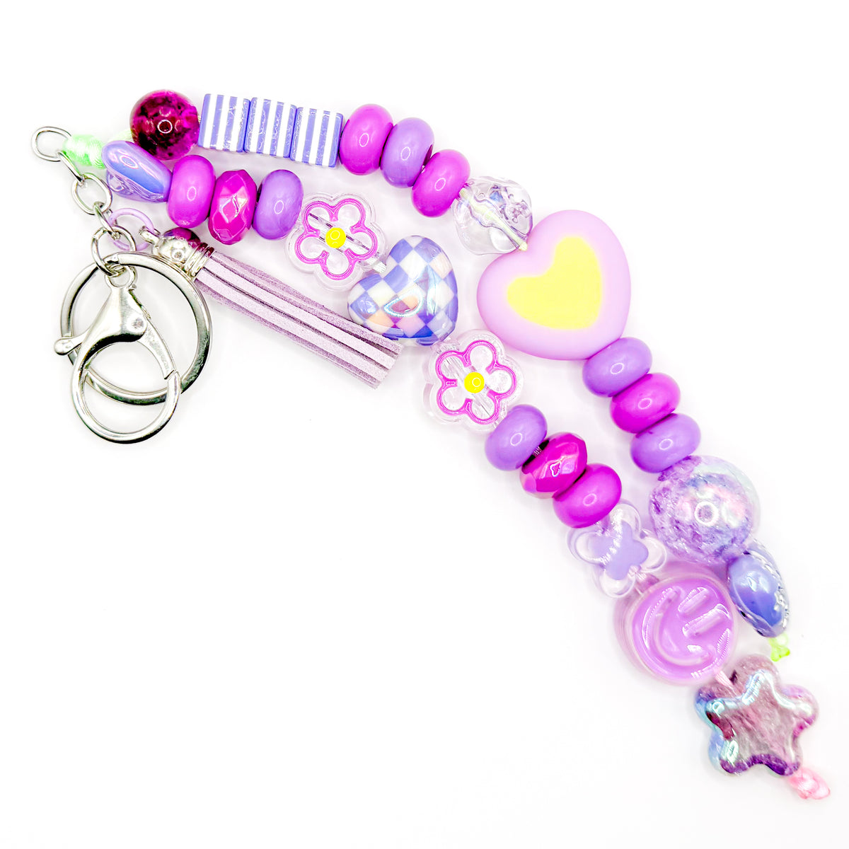 Purple Splash Summer Bag Charm