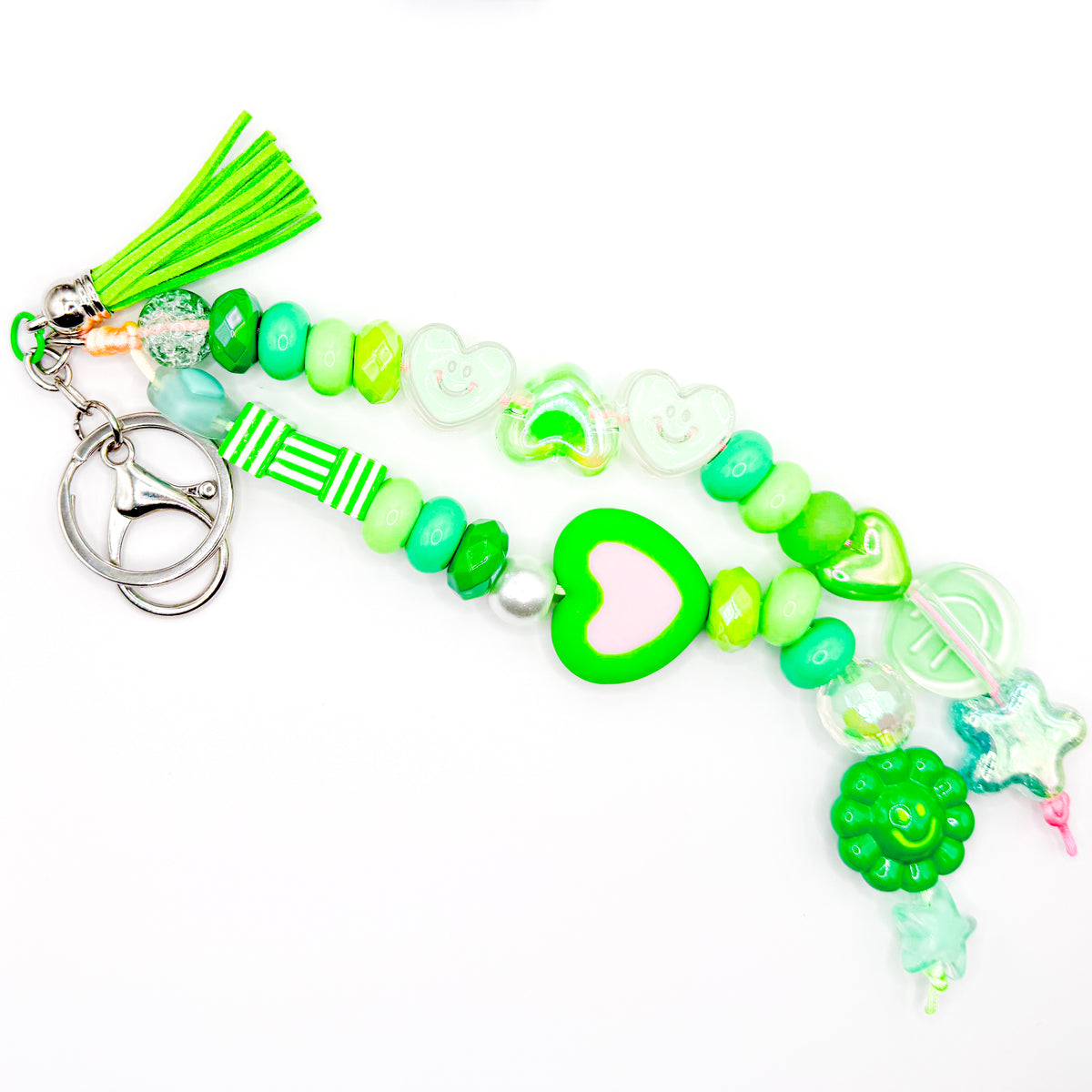 Green Splash Summer Bag Charm