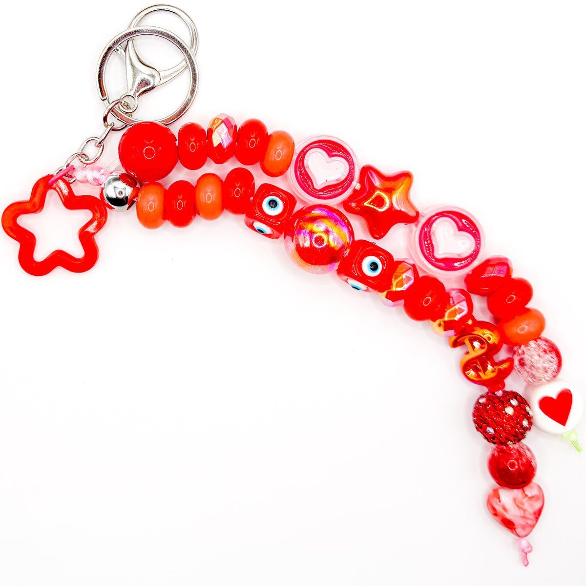 Red Splash Summer Bag Charm