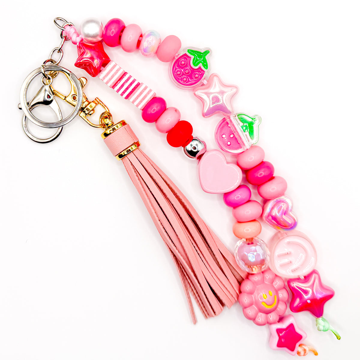 All Pink Colorful Bag Charm