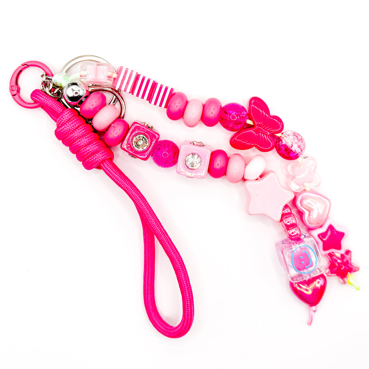 Pink Splash Summer Bag Charm