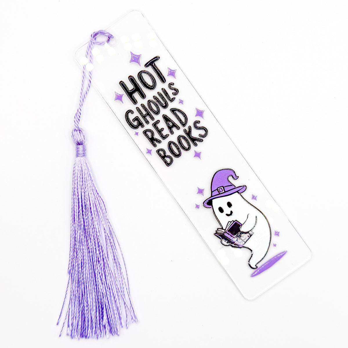 Hot Ghouls Read Books Acrylic Bookmark