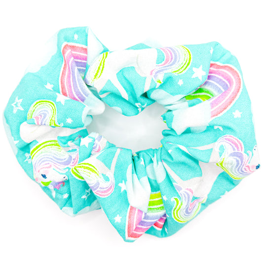 Unicorn Hand-Sewn Scrunchie