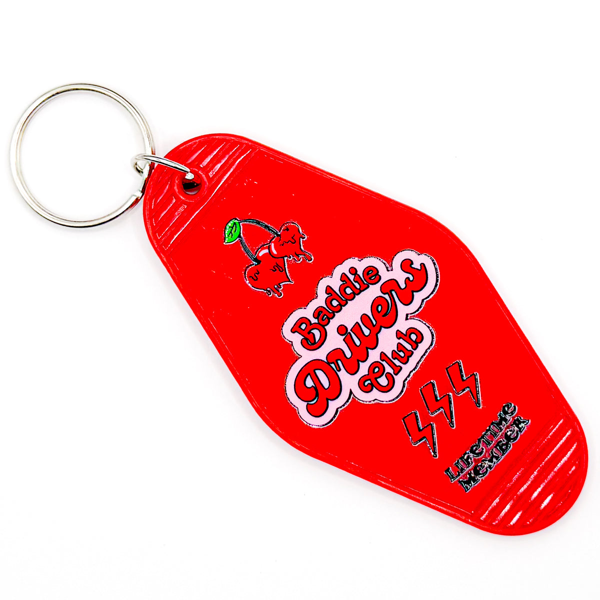 Red "Baddie Drivers Club" Keychain