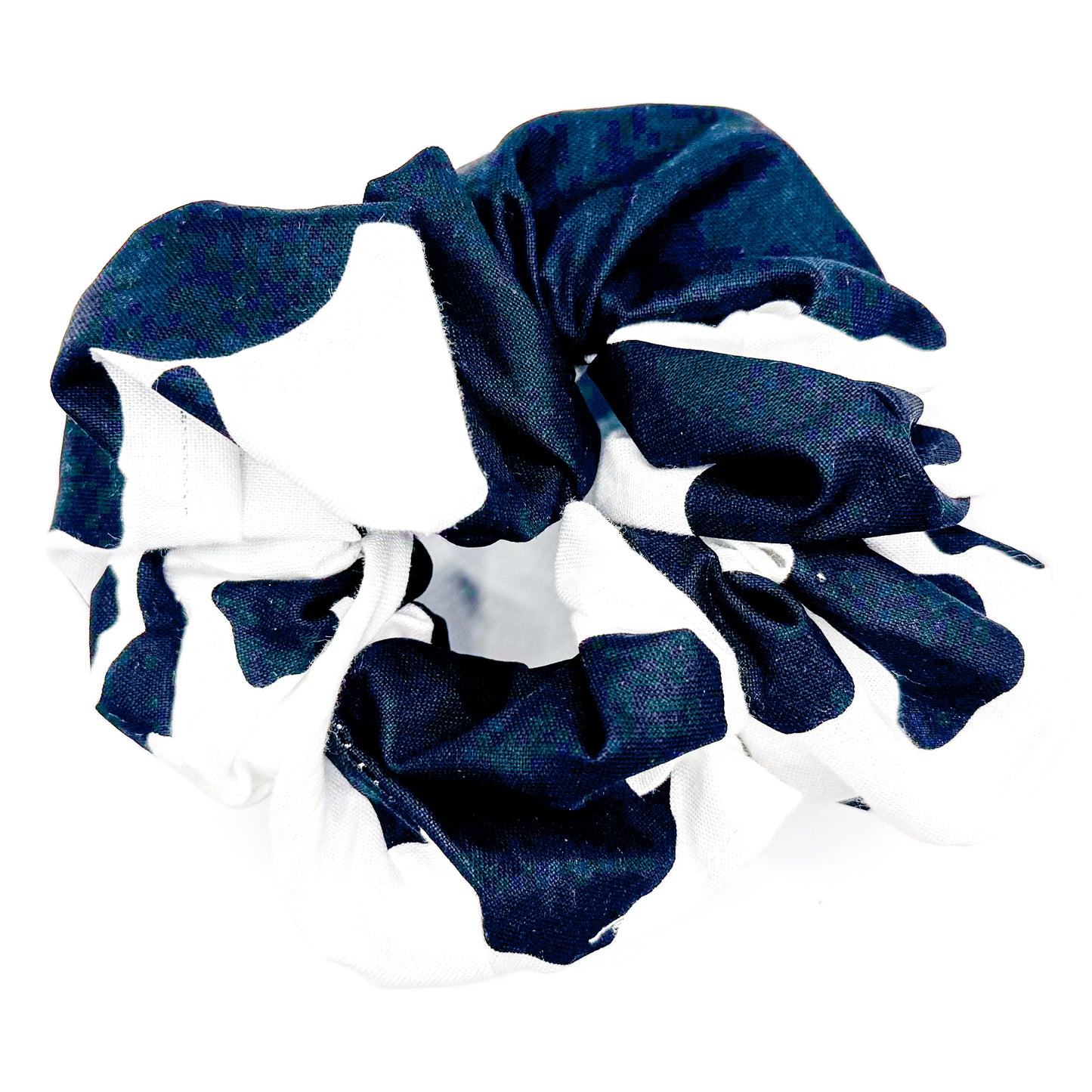 Cow Print Hand-sewn Scrunchie