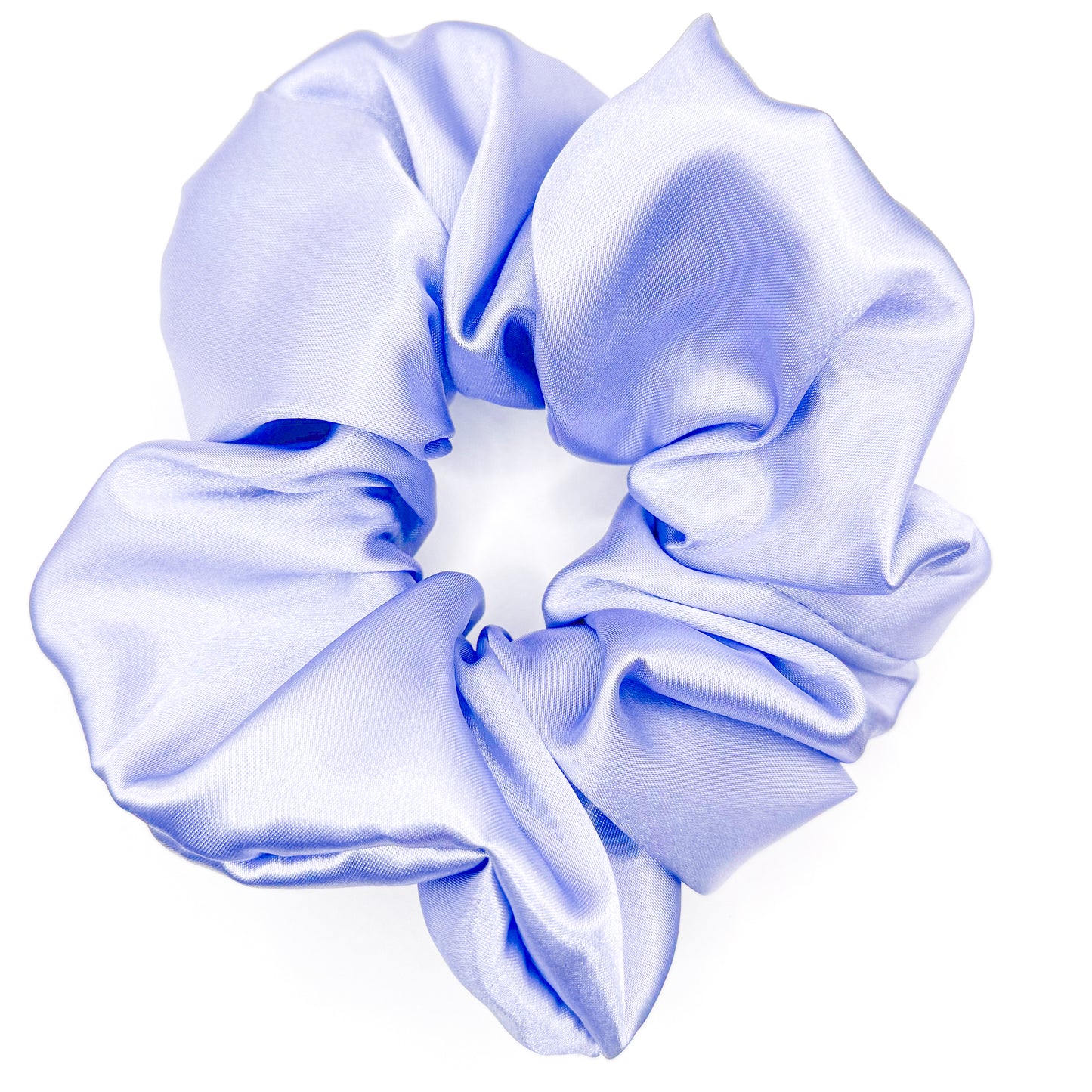 Classic Purple Hand-Sewn Scrunchie