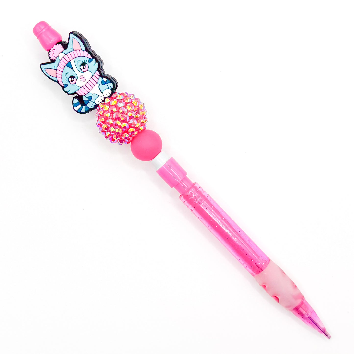 Cute Snow Cat Charm Pen