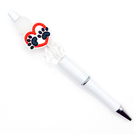 Dog Heart Charm Pen