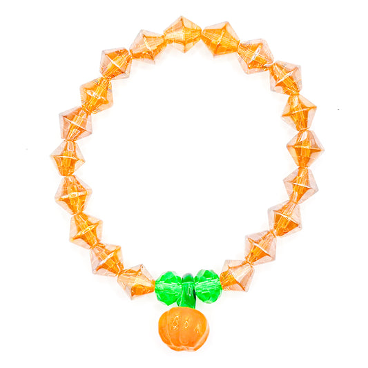 Welcome to the Pumpkin Patch Glass Beaded Bracelet