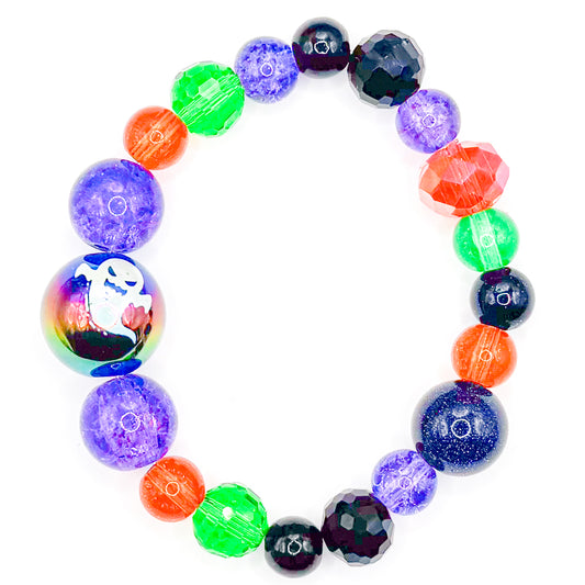 It's Spooky Season 3.0 Glass Beaded Bracelet