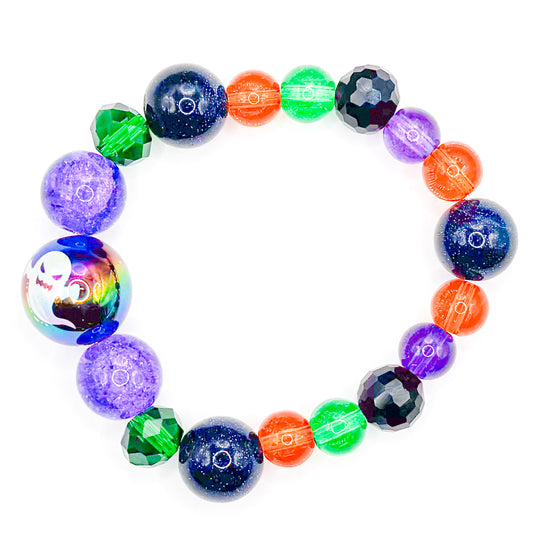 It's Spooky Season 2.0 Glass Beaded Bracelet