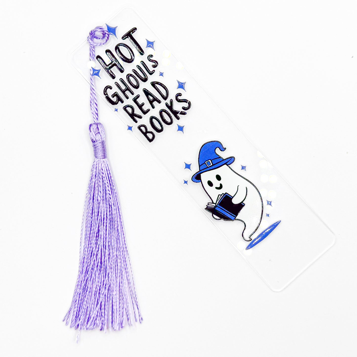 Oopsie Purple Hot Ghouls Read Books Acrylic Bookmark