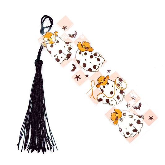 Spooky Western Ghost Acrylic Bookmark